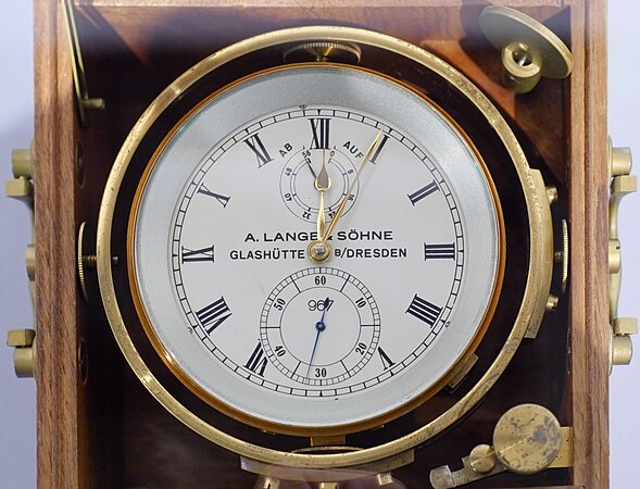 Marine chronometer, A. Lange & Söhne, Glashütte (1948)