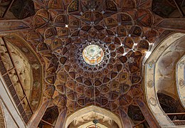 Interior of a ceiling in Hasht Behesht