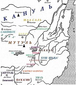 Південне Мутульське царство: історичні кордони на карті