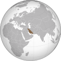 Map of the Muzaffarids at its greatest extent.