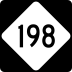 North Carolina Highway 198 marker