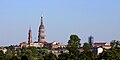 Panorama della città con la Cupola di San Gaudenzio e il Duomo