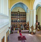 Church interior with icons