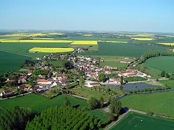 La plaine de Champagne berrichonne à Osmery, en 2007.