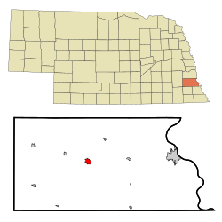 Location of Syracuse, Nebraska