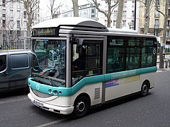 Gruau Microbus de la RATP.