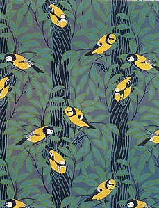 Design of birds from Les Ateliers de Martine by Paul Iribe (1918)