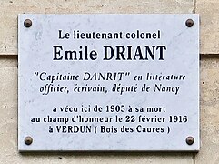 Plaque au no 47.