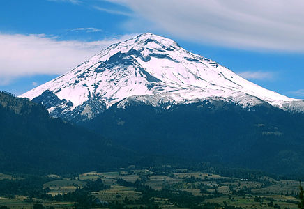 17. Popocatépetl is the second highest summit of México.