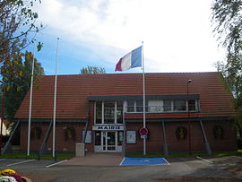 The town hall of Richebourg