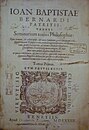 Seminarium Totius Philosophiae, 1582