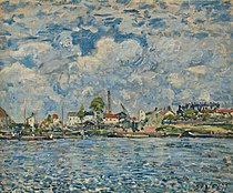 Alfred Sisley, La Seine au Point du jour, 1877, Museum of modern art André Malraux - MuMa, Le Havre