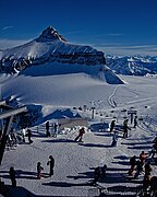 Le site de ski Glacier 3000.