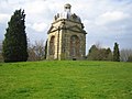 Eastern Boycott Pavilion, 1728, Stowe House, dome altered; it used to have a spire like the Turner Mausoleum