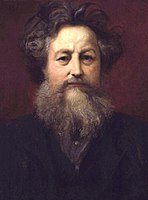 William Morris, leader of the Arts and Crafts Movement