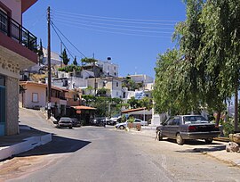 View of the central road of Damasta