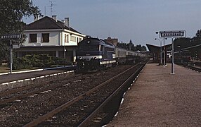 Quais et voies de la gare, en 1991.