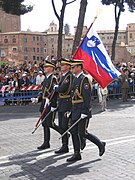 At a Festa della Repubblica parade in Rome