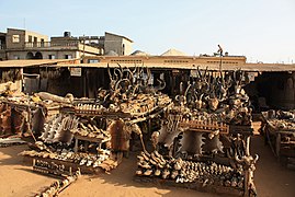 Booth at Akodessawa Fetish Market 2008