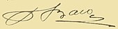 signature de François Baco