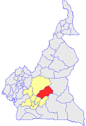 Dipartimento di Haute-Sanaga – Mappa