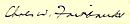 Firma di Charles Warren Fairbanks