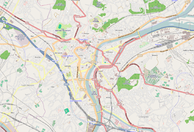 voir sur la carte de Liège