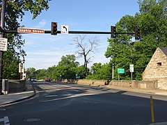 Deck of the Chatham Bridge over the Rappahannock River in Fredericksburg in 2017