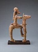Equestrian figure; 13th–15th century; height: 70.5 cm; National Museum of African Art (Washington D.C., USA)