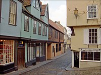Elm Hill in the historic city of Norwich
