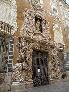 Portal of the Palace of the Marqués de Dos Aguas, Valencia, Spain (1740 – 1744)