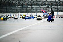 Grid of the IET F24 Final 2018 at Rockingham Motor Speedway.