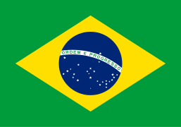 ブラジルの標語である Ordem e progresso （秩序と進歩）は国旗に記されている。