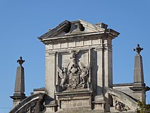 Fronton aux armes de René II.