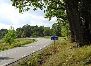 Oxnövägen norr om Stegsholms gård