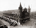 Center Market between 1910 and 1930, looking southwest from 7th Street NW (at left)