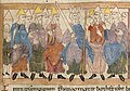 Image 25Anglo-Saxon king with his Witan. Biblical scene in the Old English Hexateuch (11th century) (from History of England)