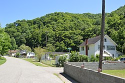 Street scene in Lower Burton