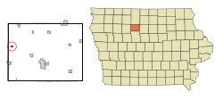 Location of Bradgate, Iowa