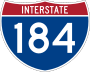 Interstate 184 marker