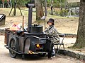 yaki-imo vendor in Nara, Japan