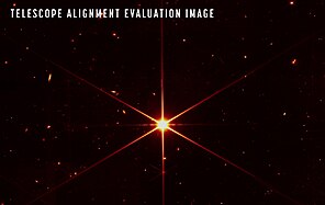 Star 2MASS J17554042+6551277[e] captured by NIRCam instrument