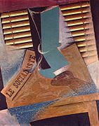 Juan Gris, 1914, The Sunblind, collage and oil on canvas, 92 × 72.5 cm