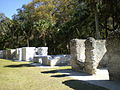 Slave quarters of Kingsley Plantation made out of tabby cement.