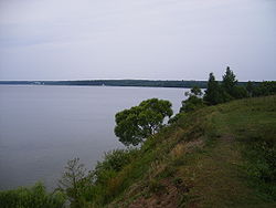 A Naracs-tó látképe.