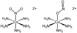 Ізомерні комплексні катіони [Co(NH 3) 5(NO)] 2