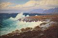 Marine View—Windward Hawaii, ca. 1920, oil on canvas painting by Lionel Walden, 78 x 117 cm., Honolulu Museum of Art