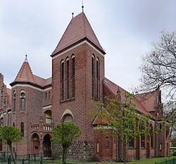 Blick auf die Kirche