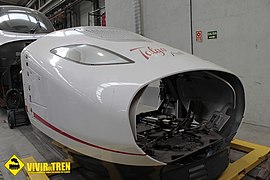 Avril電力動車組車頭整流罩圖