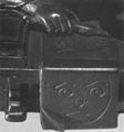 An early example as a detail on a netsuke from the 19th century
